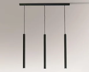 Shilo lampa wisząca Yabu 3xMR11 czarna 5527 - Lampy sufitowe - miniaturka - grafika 1