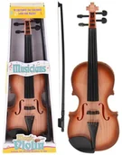 Instrumenty muzyczne dla dzieci - Urwiskowo, skrzypce dla dzieci smyczek 4 struny beżowe - miniaturka - grafika 1
