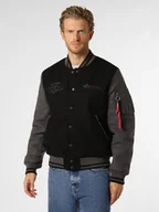 Kurtki męskie - Alpha Industries Kurtka męska Mężczyźni czarny|szary jednolity, S - miniaturka - grafika 1