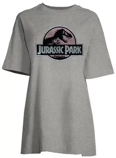 Jurassic Park Damska koszula nocna, Szary Melange, XXL - Piżamy damskie - miniaturka - grafika 1