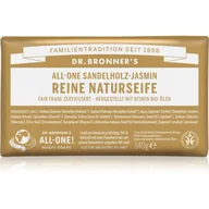 Mydła - Dr. Bronner’s Sandalwood & Jasmine mydło w kostce 140 g - miniaturka - grafika 1