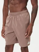 Kąpielówki męskie - adidas Szorty kąpielowe JX8758 Beżowy Regular Fit - miniaturka - grafika 1