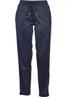 Spodnie rowerowe - Urban Classics Damskie spodnie dresowe z guzikami, spodnie sportowe, Granatowy/Lightrose/Biały, XS - grafika 1