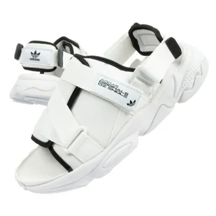 Buty adidas Ozweego Sandal W H67276 białe - Klapki i japonki damskie - miniaturka - grafika 1