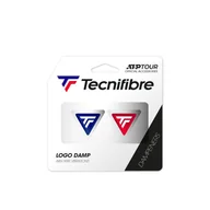 Tenis ziemny - Vibrastopy Tecnifibre LOGO DAMP tricolore x 2 - miniaturka - grafika 1