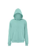 Bluzy męskie - Mo Athlsr Męska bluza z kapturem z dzianiny z zamkiem błyskawicznym, poliester, kolor miętowy, rozmiar XXL, Mięta lodowa, XXL - miniaturka - grafika 1