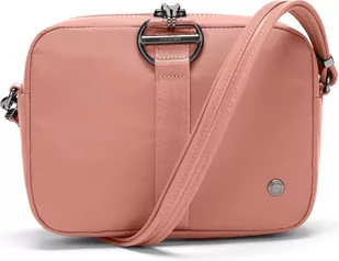 Torebka damska antykradzieżowa Pacsafe Citysafe CX  Square Crossbody 2,4L Pink - Torebki damskie - miniaturka - grafika 1