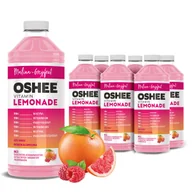 Soki i napoje niegazowane - 6x OSHEE Vitamin Lemonade Malina + Grejpfrut 1100 ml - miniaturka - grafika 1