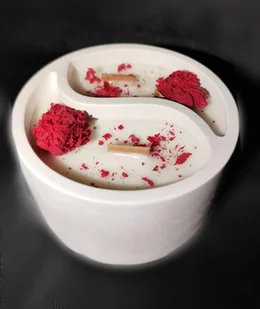 Świeca sojowa "Podwójny zapach" - Świece - miniaturka - grafika 1