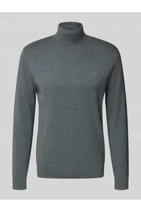 Golf o kroju regular fit z czystej bawełny - Tom Tailor - Swetry męskie - miniaturka - grafika 1