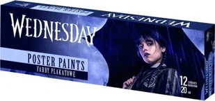 Farby plakatowe Wednesday - 12 kol. x 20 ml Nnowość - Przybory szkolne - miniaturka - grafika 1