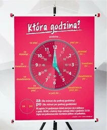 Plansza - Która Godzina - Pomoce naukowe - miniaturka - grafika 1