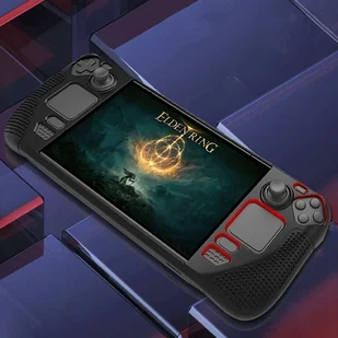 Pancerne etui ochronne silikonowe PGTECH TPU Case do konsoli do Steam Deck Czarne + Szkło - Akcesoria do Nintendo - miniaturka - grafika 20