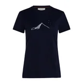 Koszulki i topy damskie - Koszulka damska Icebreaker Merino 150 Tech Lite SS T South Const Midnight Navy XS - miniaturka - grafika 1