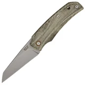 Scyzoryki - MKM ICE – MAGNACUT SW ostrze - ZIELONA CANVAS MICARTA rękojeść, S/S LINER Linerlock MK IC-GC - miniaturka - grafika 1