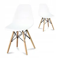 Krzesła - Dsw Krzesło Milano Design Białe Do Kuchni H553X - miniaturka - grafika 1