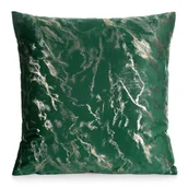 Poszewki na poduszki - Poszewka dekoracyjna DORIS 45 x 45 cm ciemny zielony - miniaturka - grafika 1