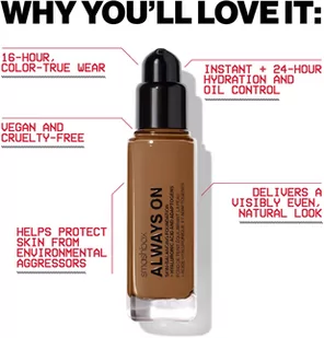 Smashbox Always On Skin Balancing Foundation F10W - Podkłady do twarzy - miniaturka - grafika 4