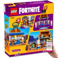 Klocki - Zbuduj swój świat Fortnite LEGO® Durrr Burgerownia (77076) 546 elementów, 4 minifigurki, kod QR i ogromna frajda + EBOOK-3 - miniaturka - grafika 1