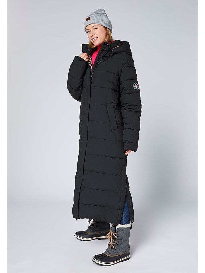 Chiemsee Płaszcz pikowany w kolorze czarnym