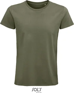 SOLs 03565 Koszula męska, Pioneer Men T-Shirt, Jersey 175 - Kolor: Khaki - Rozmiar: XS - Koszule męskie - miniaturka - grafika 1
