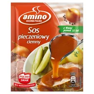 Majonezy i dressingi - Amino Sos pieczeniowy ciemny 38 g - miniaturka - grafika 1
