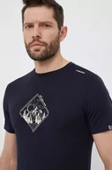 Koszulki męskie - Viking t-shirt sportowy Hopi kolor czarny z nadrukiem - miniaturka - grafika 1