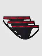 Majtki męskie - Jockstrapy z elastycznym paskiem z logo w zestawie 3 szt. - miniaturka - grafika 1