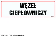 Tablice BHP - SIGNPROJECT NC103 - Węzeł ciepłowniczy 750x250 - miniaturka - grafika 1