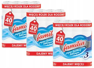 Papier toaletowy 40R FAMILIA 3W - 120 Rolek - Papier toaletowy - miniaturka - grafika 1