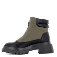 Botki damskie - XTI Damskie sztyblety 140047, kaki, 40 UE - miniaturka - grafika 1