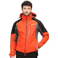 Kurtki męskie - Regatta Kurtka męska Hewitts VII, Cajun pomarańczowy/czarny/nosorożec, S - miniaturka - grafika 1