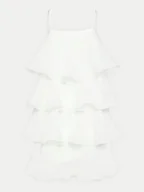 Sukienki - YAS Sukienka koktajlowa Lucia 26036503 Biały Regular Fit - miniaturka - grafika 1