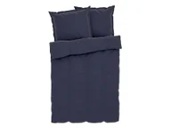 Pościel - LIVARNO home Pościel satynowa z lyocellu, 220 x 200 cm (Ciemnoniebieski) - miniaturka - grafika 1