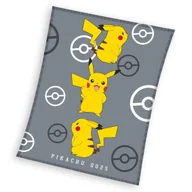 Koce i narzuty dla dzieci - Koc Pokemon Pikachu 130x160 cm - miniaturka - grafika 1