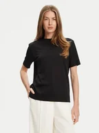 Koszulki i topy damskie - Calvin Klein T-Shirt LV044B206G Czarny Regular Fit - miniaturka - grafika 1