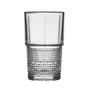 Komplet szklanek long drink Bormioli Rocco Bartender Novocento 400 ml 6 sztuk - Szklanki - miniaturka - grafika 1