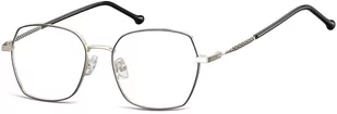 Sunoptic Okulary oprawki zerówki metalowe korekcyjne L124B - Okulary korekcyjne, oprawki, szkła - miniaturka - grafika 1