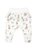 Śpiochy dla niemowląt - Niemowlęcy półśpioch bawełny w króliczki kremowy Nicol,r.68 - miniaturka - grafika 1