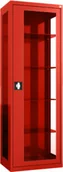 Meble i wyposażenie gabinetów medycznych - MDB/1s.3020 szafa lekarska 1-skrzydłowa 1-komorowa czerwona - miniaturka - grafika 1