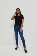 Spodnie damskie - Jeansy push up-M - miniaturka - grafika 1