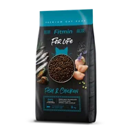 Sucha karma dla kotów - FITMIN FOR LIFE CAT ADULT FISH & CHICKEN - 8KG - miniaturka - grafika 1