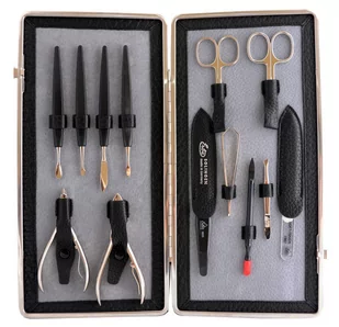 ERBE ERBE Produkty Imperial Luxus 13 elementów kolor czarny 1 Stk - Zestawy do manicure i pedicure - miniaturka - grafika 1