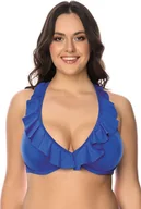 Stroje kąpielowe - Vivisence Vivisence 3220 niebieski 85C Kostium kąpielowy biustonosz miękki - miniaturka - grafika 1