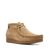 Półbuty męskie - Clarks Shacre Boot [Dark Sand Suede] - Rozmiar 44 - miniaturka - grafika 1
