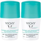 Dezodoranty i antyperspiranty dla kobiet - Vichy Deo Roll-on Ochrona do 48h, 2x50ml - miniaturka - grafika 1