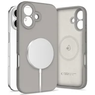 Etui i futerały do telefonów - Etui TECH-PROTECT Liquid Silicone Magsafe do Apple iPhone 16 Szary - miniaturka - grafika 1