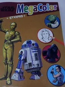 Kolorowanki, wyklejanki - KOLOROWANKA DISNEY MEGA COLOR GWIEZDNE WOJNY - miniaturka - grafika 1
