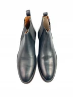 Półbuty męskie - Czarne eleganckie półbuty męskie RODD&GUNN 43 - miniaturka - grafika 1