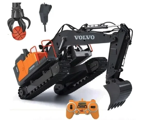 Koparka Buldożer Volvo Zdalnie Sterowana Rc 3w1 Csj49283 Wymienne Narzędzia